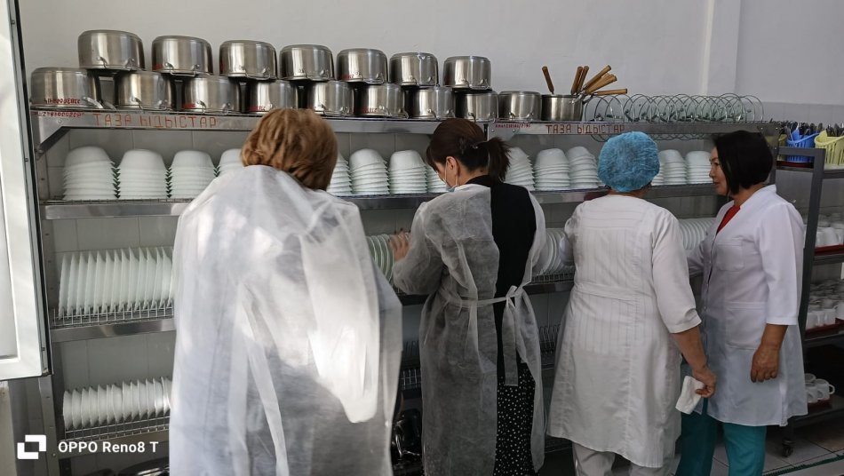 Бракераж комиссиясының асхана жұмысының тексеру қортындысы